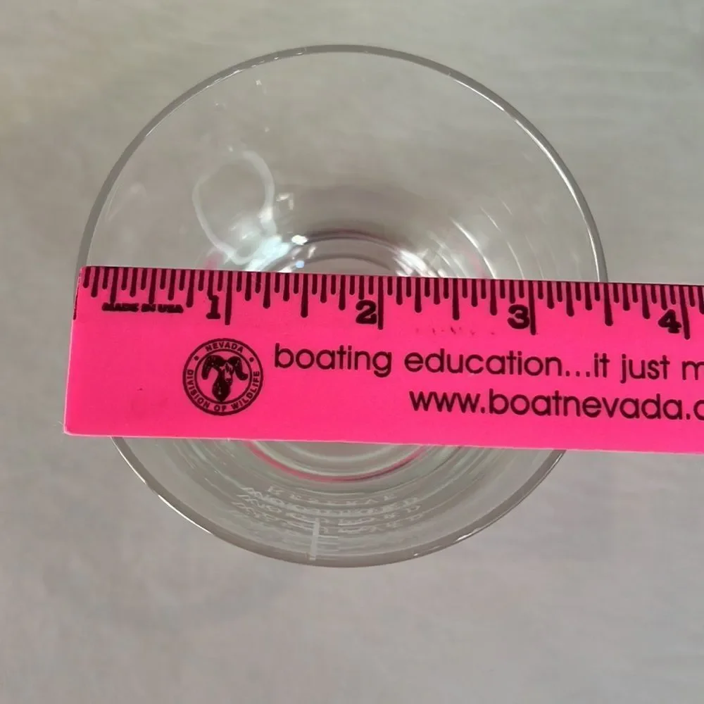 Woodford Reserve Rocks Glass 8 Oz White Writing Heavy Bottom 3 1/2 Inches Round